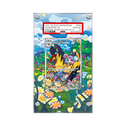 Iono's Kilowattrel - 104/100 - Pokémon Extended Artwork Protective Card Display Case Psa/cgc/raw