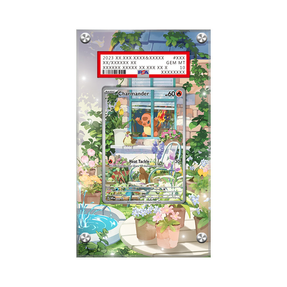 Charmander 044 - Pokémon Extended Artwork Protective Card Display Case Psa/cgc/raw