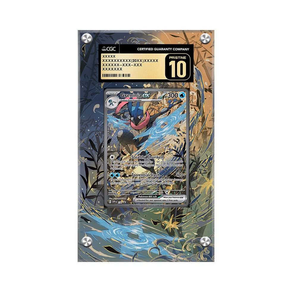 Greninja EX Svp132 - Pokémon Extended Artwork Protective Card Display Case Psa/cgc/raw