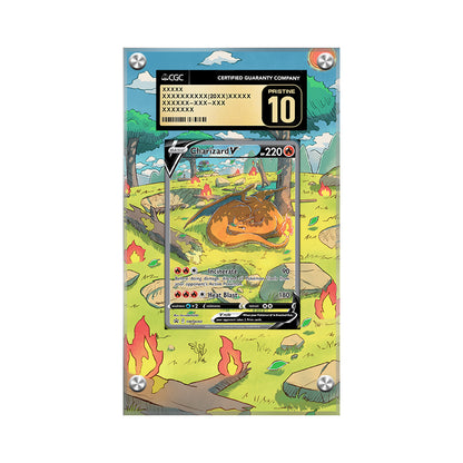 Charizard Swsh 260 - Pokémon Extended Artwork Protective Card Display Case Psa/cgc/raw