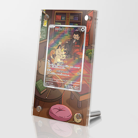 Team Rocket's Meowth - Pokémon Extended Artwork Protective Card Display Case