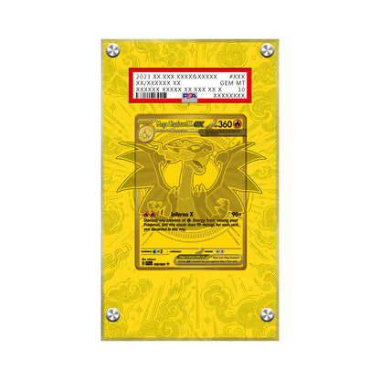 Mega Charizard X EX 130/094 - Pokémon Extended Artwork Protective Card Display Case Psa/cgc/raw