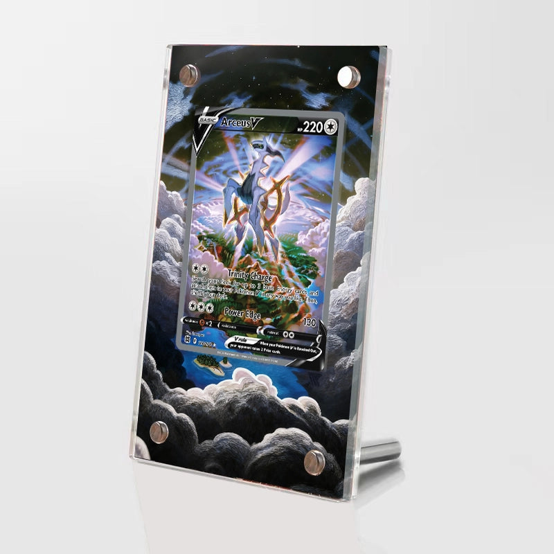 Arceus V 166/172 - Pokémon Extended Artwork Protective Card Display Case