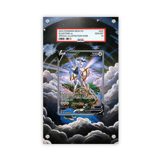 Arceus V 166/172 - Pokémon PSA Extended Artwork Protective Card Display Case