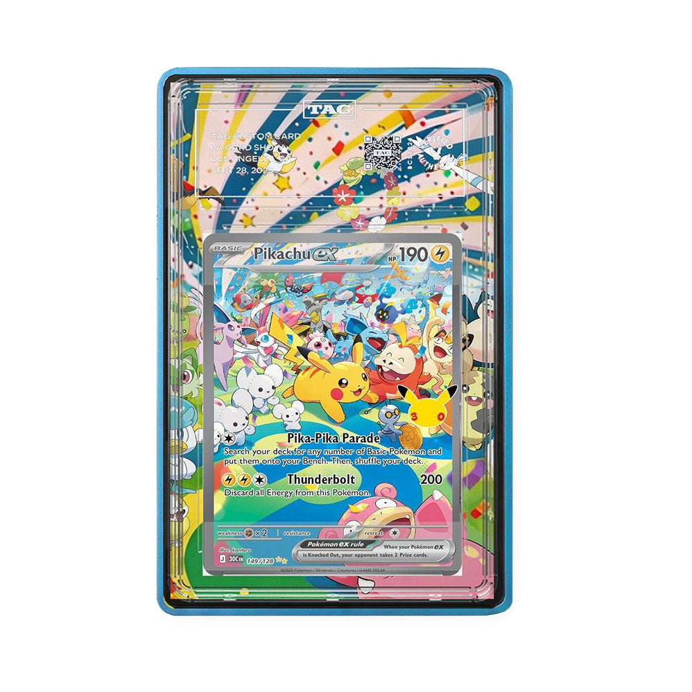 Pikachu ex - 149/128 - Gradeguardian Extended Artwork For Psa / Cgc / Bgs / Tag