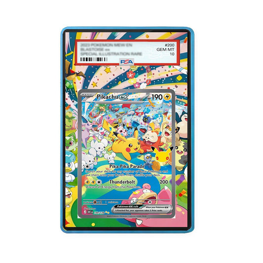 Pikachu ex - 149/128 - Gradeguardian Extended Artwork For Psa / Cgc / Bgs / Tag