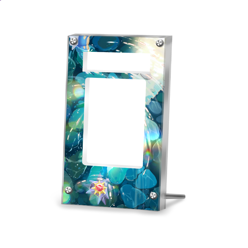Misty's Psyduck AR Sv9a - Pokémon Extended Artwork Protective Card Display Case Psa/cgc/raw