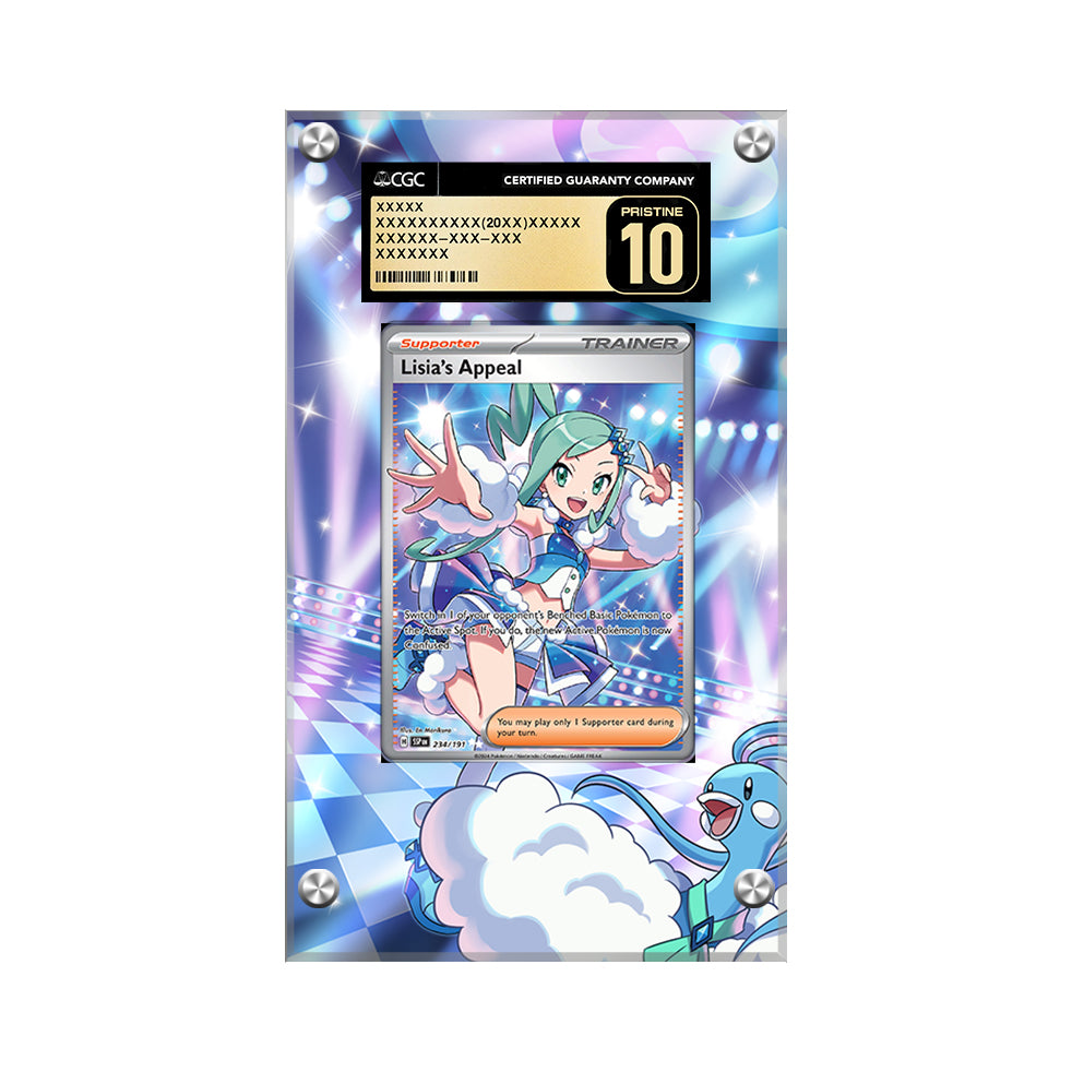 Lisia's Appeal 234/191 - Pokémon Extended Artwork Protective Card Display Case Psa/cgc/raw