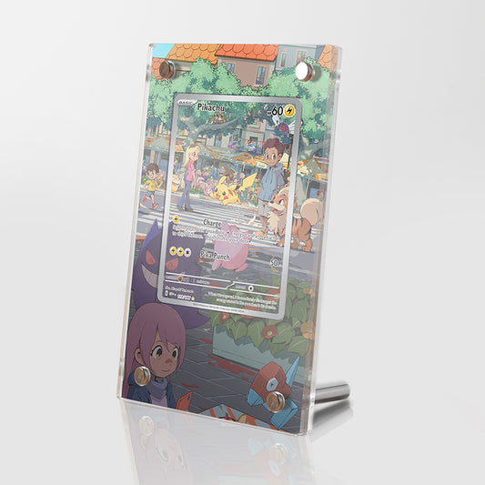 Pikachu AR 173/165 - Pokémon Extended Artwork Protective Card Display Case