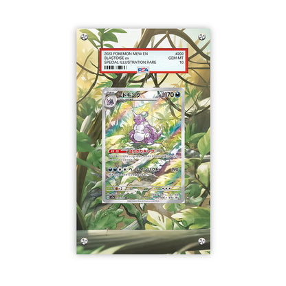 Nidoking 174/165 - Pokémon PSA Extended Artwork Protective Card Display Case