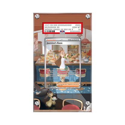 Jasmine's Gaze - Pokémon Extended Artwork Protective Card Display Case  Psa/cgc/raw