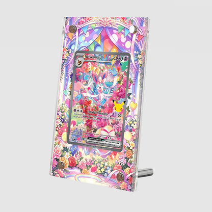 Sylveon ex 453/128 30th Anniversary - Pokémon Extended Artwork Protective Card Display Case Psa/cgc/tag/raw