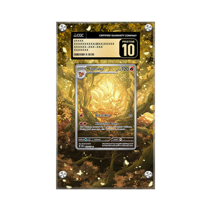 Ninetales 199/197 - Pokémon Extended CGC Artwork Protective Card Display Case