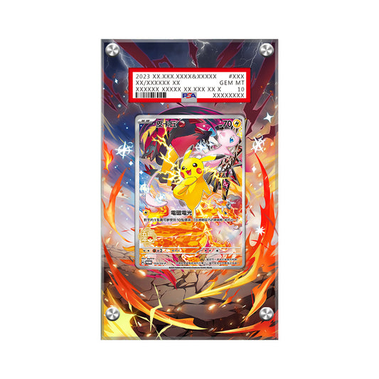 Pikachu 153/SV-P - Pokémon PSA Extended Artwork Protective Card Display Case