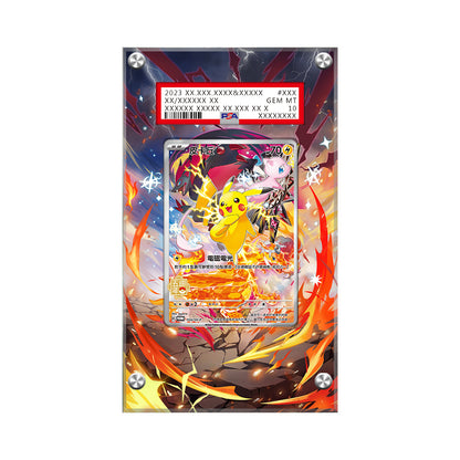 Pikachu 153/sv-p - Pokémon Extended Artwork Protective Card Display Case Psa/cgc/raw