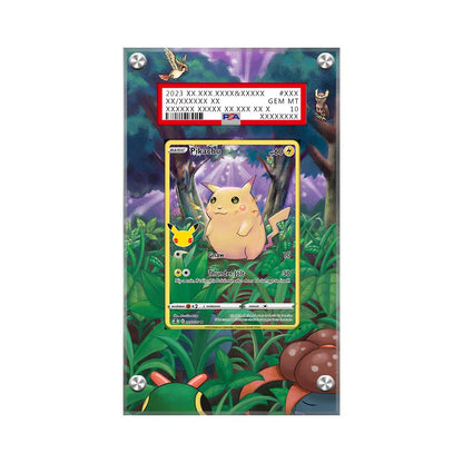 Pikachu 005/025 - Pokémon PSA Extended Artwork Protective Card Display Case