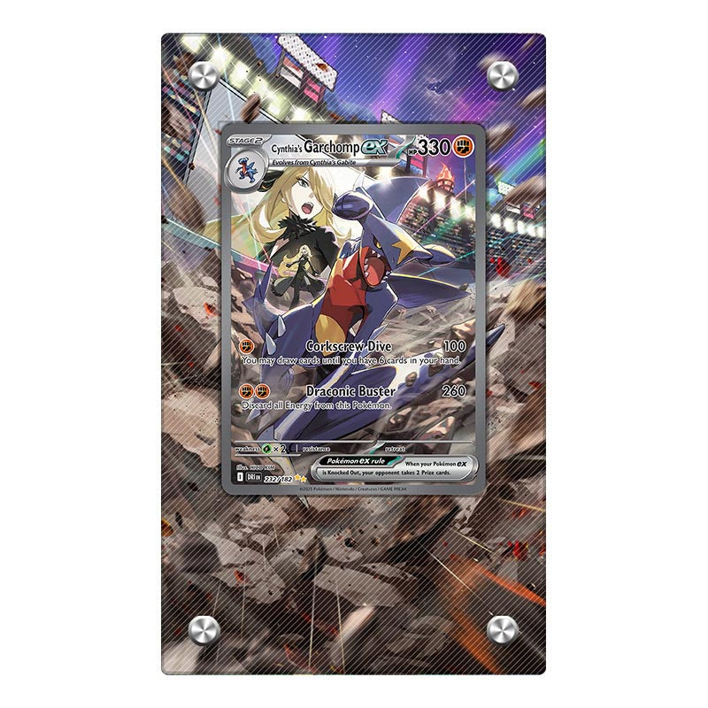 Cynthia's Garchomp EX - Pokémon Extended Artwork Protective Card Display Case