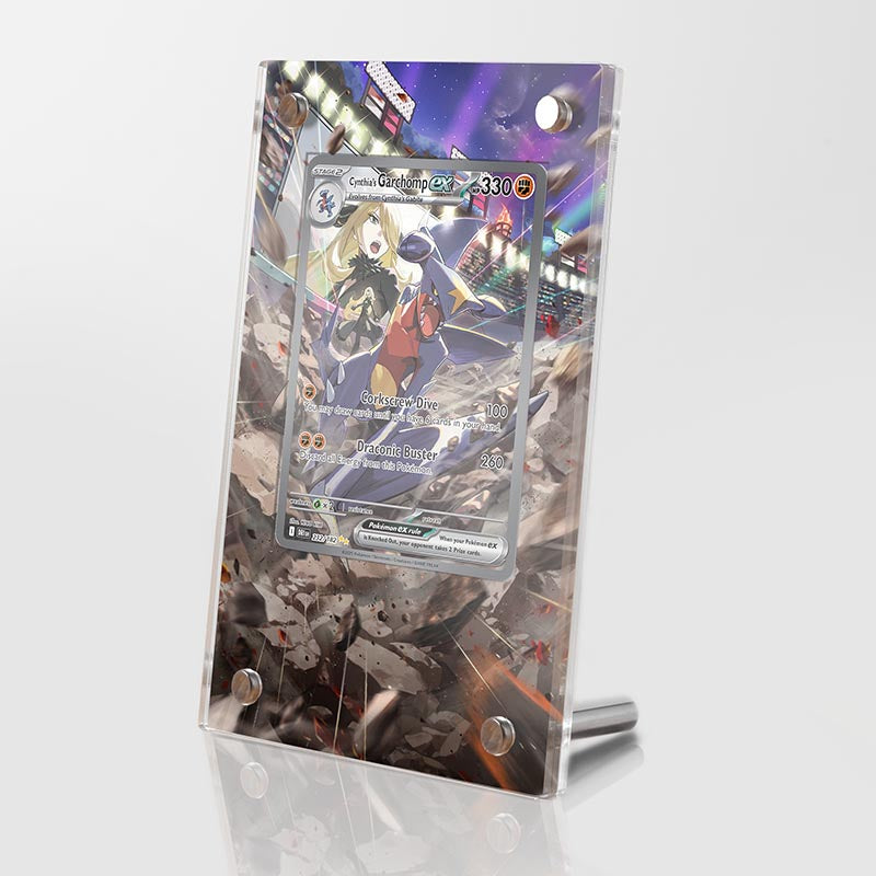 Cynthia's Garchomp EX - Pokémon Extended Artwork Protective Card Display Case