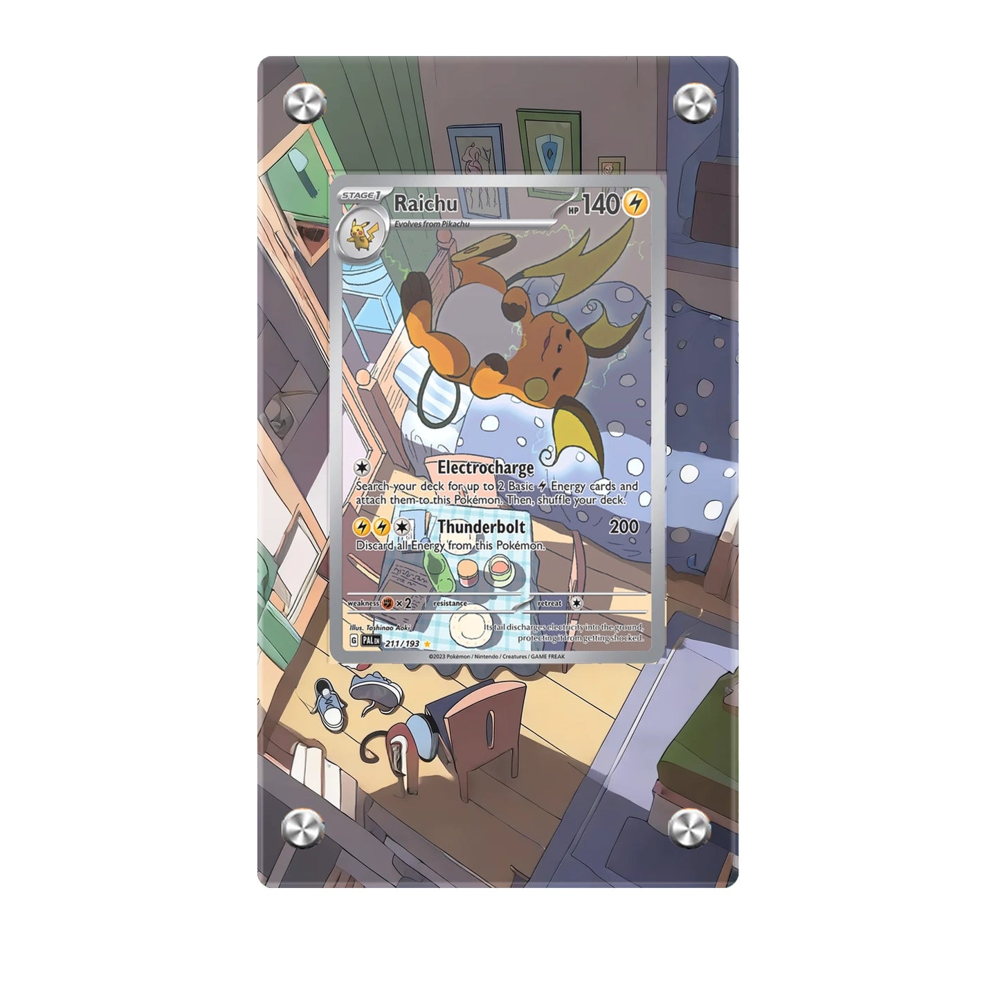 Raichu 211/193 - Pokémon Extended Artwork Protective Card Display Case