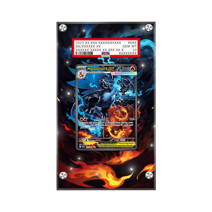 Mega Charizard X 110/080 - Pokémon PSA Extended Artwork Protective Card Display Case