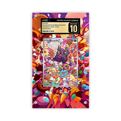 Morpeko 206/182 - Pokémon Extended Artwork Protective Card Display Case Psa/cgc/tag/raw