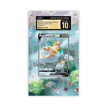 Dragonite V 192/203 - Pokémon Extended Artwork Protective Card Display Case Psa/cgc/tag/raw