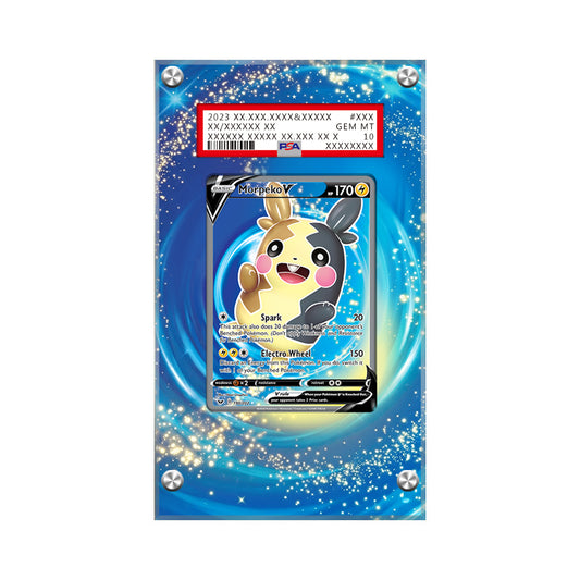 Morpeko V – 190/202 - Pokémon PSA Extended Artwork Protective Card Display Case