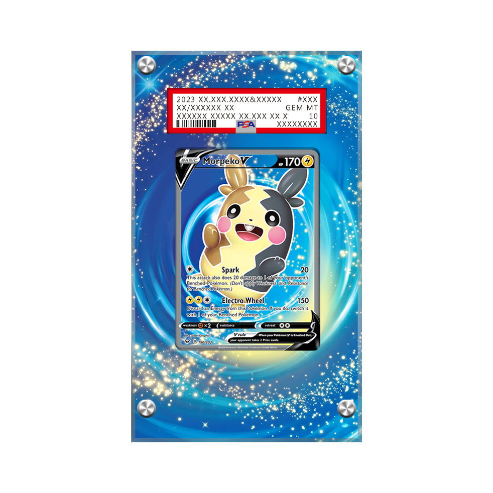 Morpeko V – 190/202 - Pokémon Extended Artwork Protective Card Display Case Psa/cgc/raw