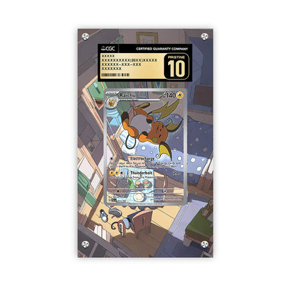 Raichu 211/193 - Pokémon Extended Artwork Protective Card Display Case Psa/cgc/tag/raw