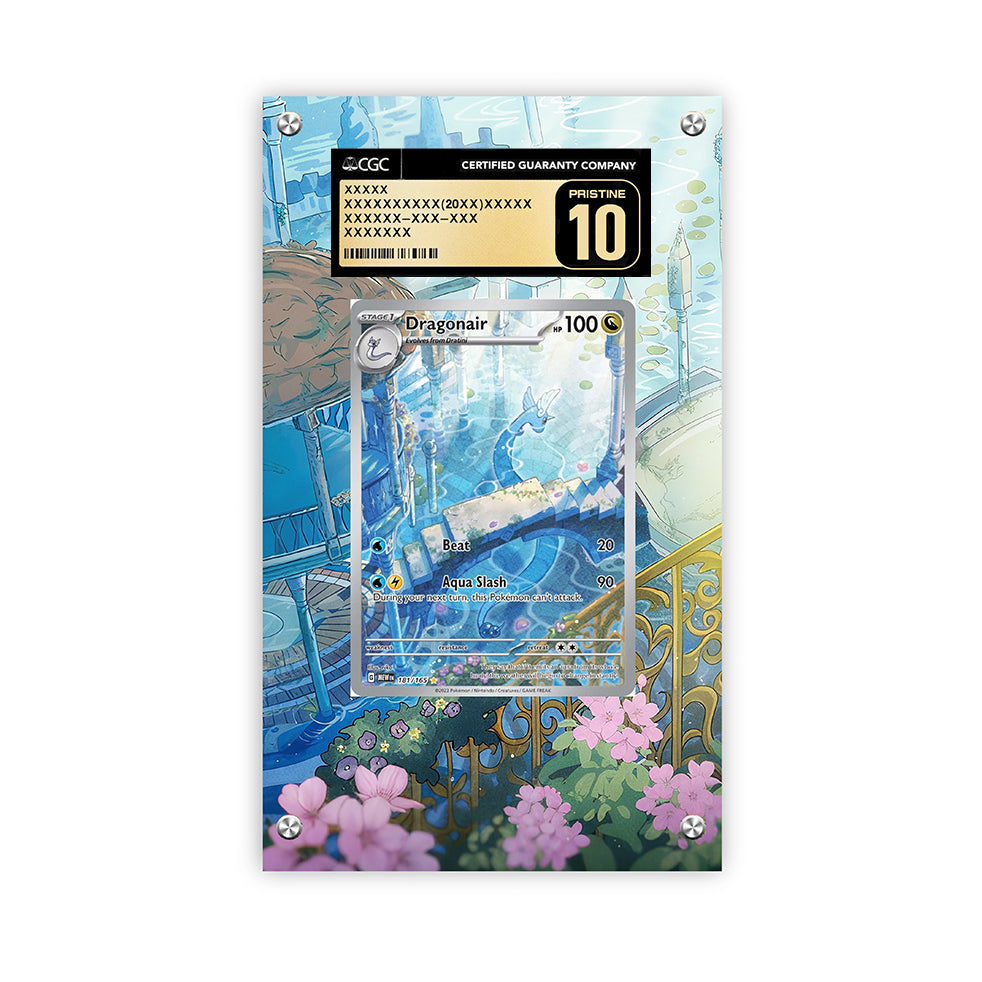 Dragonair 181/165 - Pokémon Extended Artwork Protective Card Display Case Psa/cgc/tag/raw