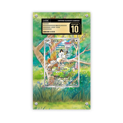 Meowth 192/sv-p - Pokémon Extended Artwork Protective Card Display Case Psa/cgc/tag/raw