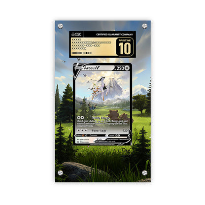 Arceus V Swsh204 - Pokémon Extended Artwork Protective Card Display Case Psa/cgc/tag/raw