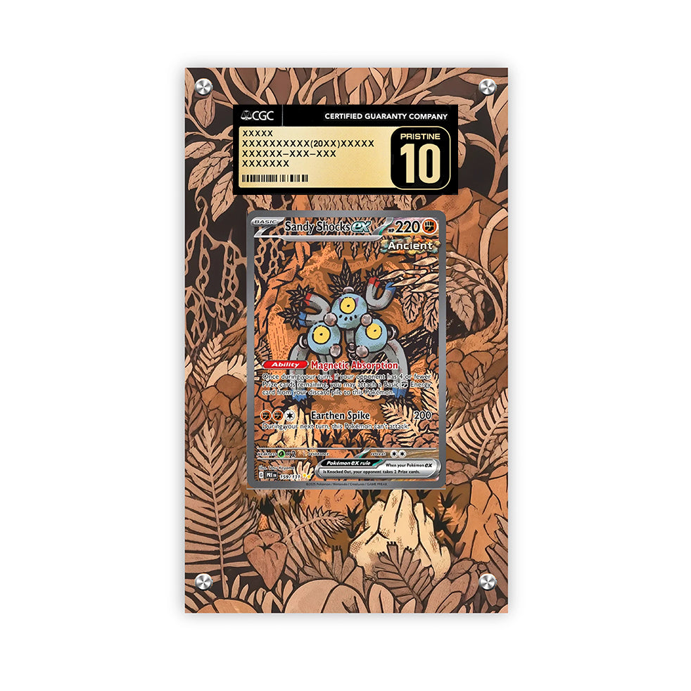 Sandy Shocks EX 159/131 - Pokémon Extended Artwork Protective Card Display Case Psa/cgc/tag/raw