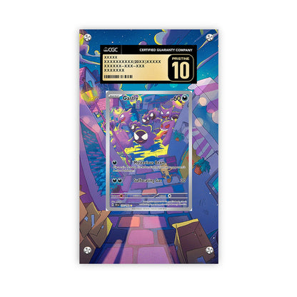 Gastly 177/162 - Pokémon CGC Extended Artwork Protective Card Display Case