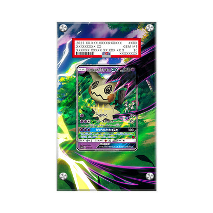 Team Rocket's Mimikyu-GX 010/026 - Pokémon Extended Artwork Protective Card Display Case Psa/cgc/tag/raw