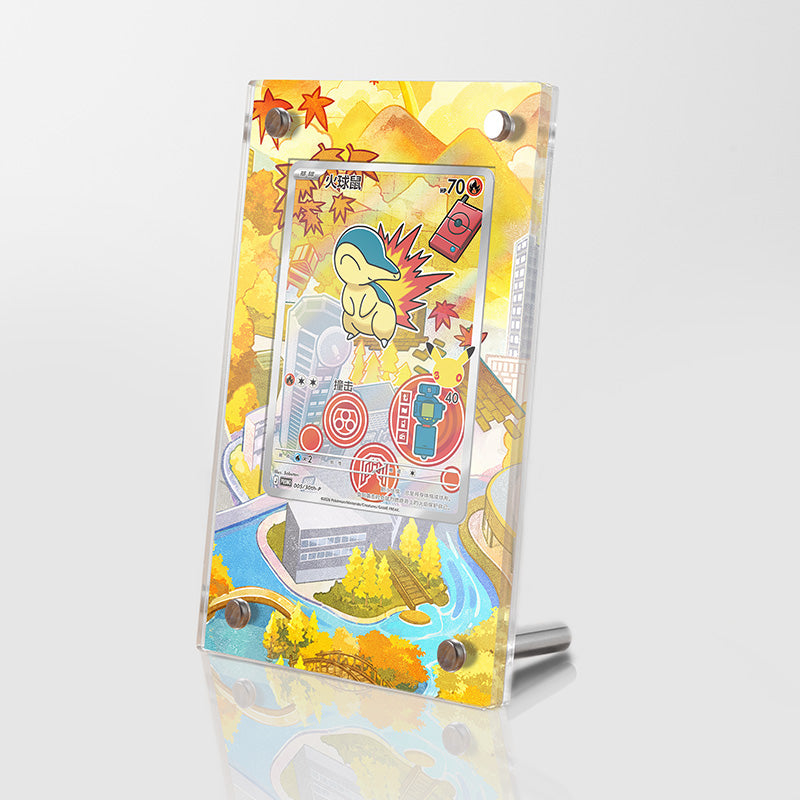 Cyndaquil 047 - Pokémon Extended Artwork Protective Card Display Case Psa/cgc/tag/raw
