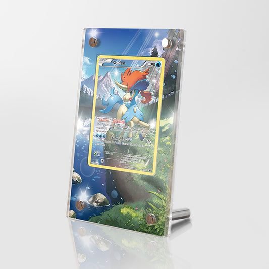 Keldeo XY118 - Pokémon Extended Artwork Protective Card Display Case Psa/cgc/tag/raw
