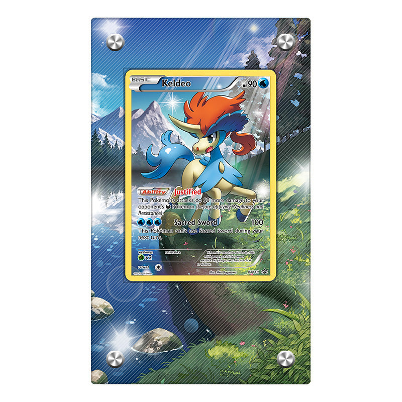 Keldeo XY118 - Pokémon Extended Artwork Protective Card Display Case Psa/cgc/tag/raw