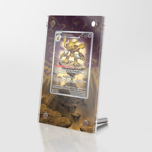 Alakazam 009 - Pokémon Extended Artwork Protective Card Display Case Psa/cgc/tag/raw