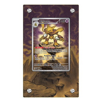 Alakazam 009 - Pokémon Extended Artwork Protective Card Display Case Psa/cgc/tag/raw