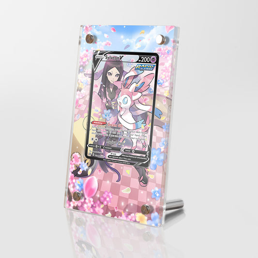 Sylveon V TG14/TG30 - Pokémon Extended Artwork Protective Card Display Case Psa/cgc/tag/raw