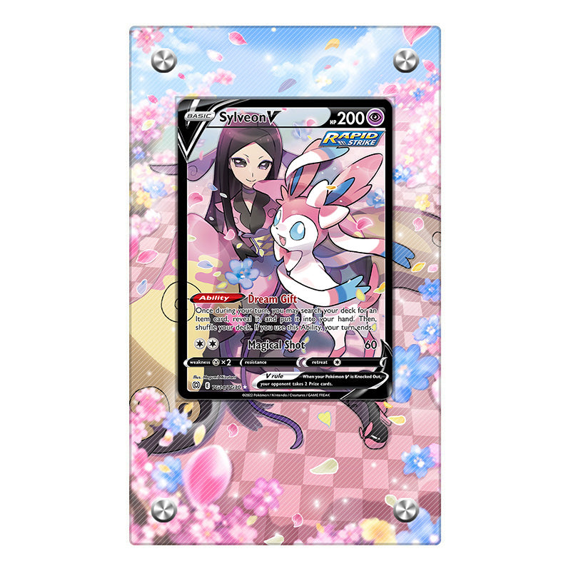 Sylveon V TG14/TG30 - Pokémon Extended Artwork Protective Card Display Case Psa/cgc/tag/raw