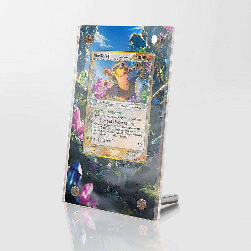 Blastoise (Delta Species) Holo 2/100 - Pokémon Extended Artwork Protective Card Display Case Psa/cgc/tag/raw