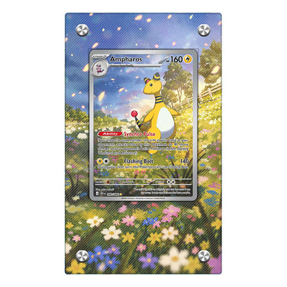 Ampharos 090/086 - Pokémon Extended Artwork Protective Card Display Case Psa/cgc/tag/raw