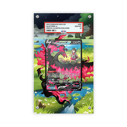 Galarian Moltres V - Tg20/tg30 - Pokémon Extended Artwork Protective Card Display Case Psa/raw