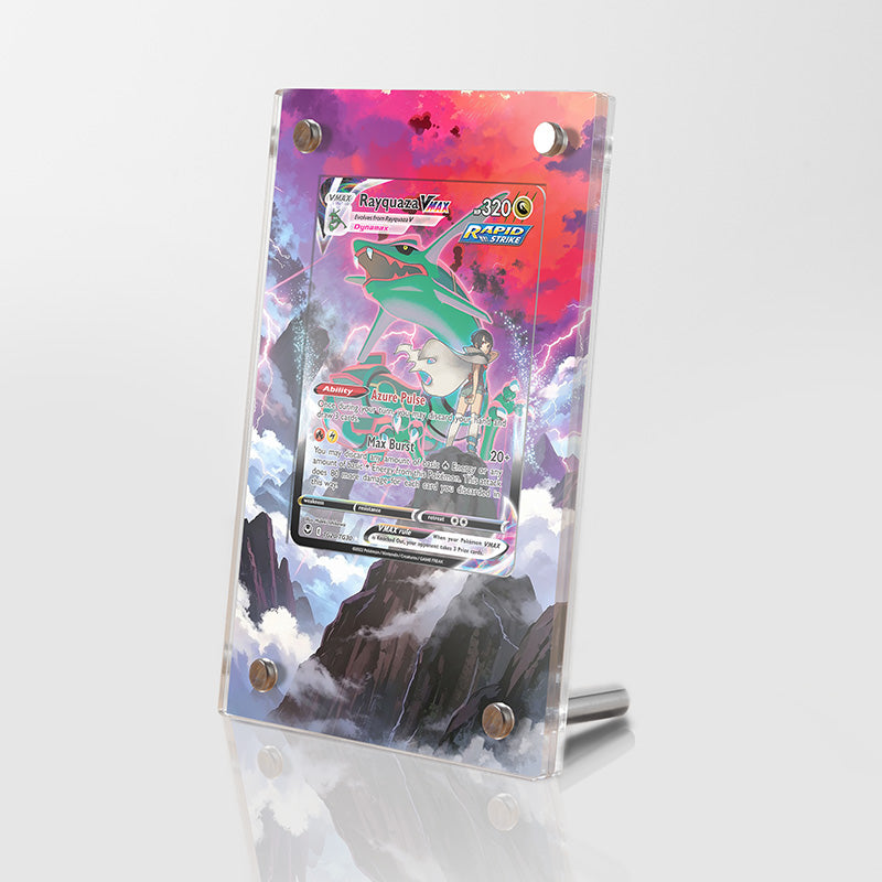Rayquaza VMAX TG20/TG30 - Pokémon Extended Artwork Protective Card Display Case Psa/cgc/tag/raw