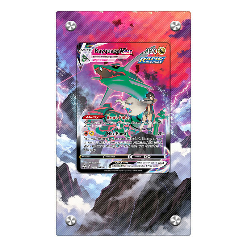 Rayquaza VMAX TG20/TG30 - Pokémon Extended Artwork Protective Card Display Case Psa/cgc/tag/raw
