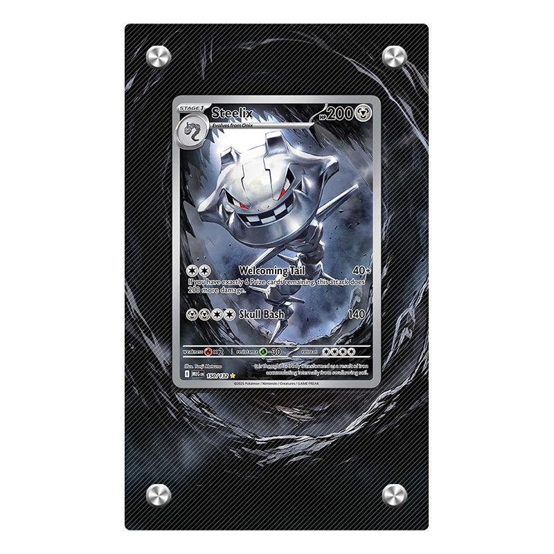 Steelix 150/132 - Pokémon Extended Artwork Protective Card Display Case Psa/cgc/tag/raw