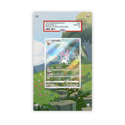 Sylveon Cbb2c 15/15 - Pokémon Extended Artwork Protective Card Display Case Psa/cgc/tag/raw
