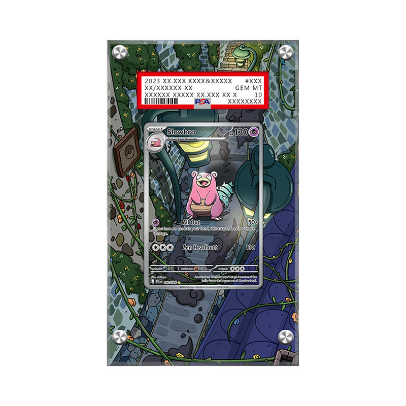 Slowbro 090/084 - Pokémon Extended Artwork Protective Card Display Case Psa/cgc/tag/raw